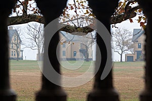 Fort Hancock Houses During Fall