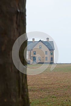 Fort Hancock Houses During Fall