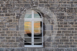 Fort Hoedic France window and wall