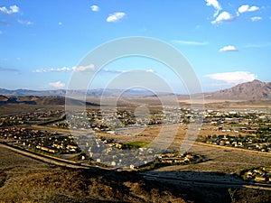 Fort Irwin Army Base - with mountain background