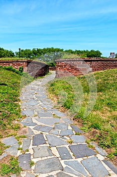 Fort Jay on Governers Island in New York City