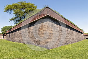 Fort Jay on Governors Island - New York City