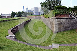 Fort Jay on Governors Island, New York, NY