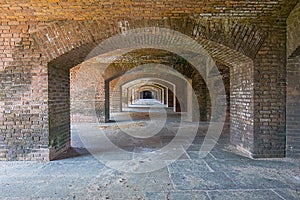 Fort Jefferson Archways of Front Side 6 photo