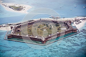 Fort Jefferson, Dry Tortugas, Florida northwest view photo