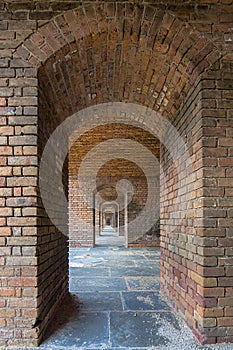 Fort Jefferson Upstairs Archways of Front Side 5 photo