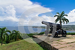 Fort King George in Scarborough, Tobago photo