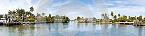 Fort Lauderdale Florida panorama panoramic view Las Olas villas marina photo
