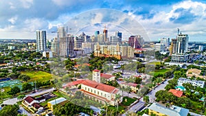 Fort Lauderdale, Florida, USA Skyline Aerial