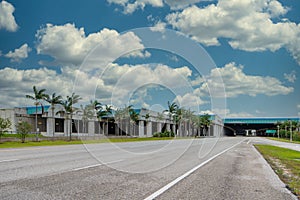 Fort Lauderdale International Airport runway over road US1