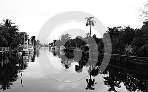 Fort Lauderdale Intracoastal in B&W