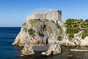 Fort Lovrijenac in Dubrovnik