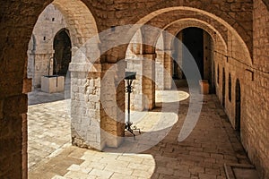 Fort Lovrijenac, Inner yard. Dubrovnik. Croatia