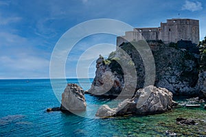 Fort Lovrijenac near Old Town Dubrovnik