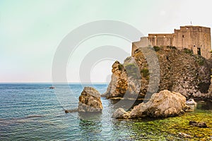 Fort Lovrijenac at the Old Town of Dubrovnik