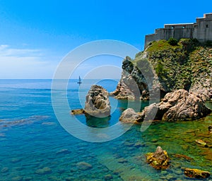 Fort Lovrjenac in Dubrovnik, Croatia