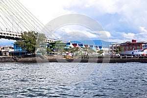 Fort of Manado from the sea, North Sulawesi