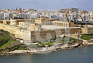 Fort Manoel near Sliema. Malta island