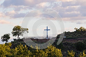 Fort Marcy Park and the Cross of the Martyrs Landscape in Santa Fe New Mexico