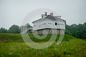 FORT MCCLARY, Kittery Maine 1844 Military fort photo