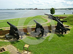 Fort McHenry Civil War Canons