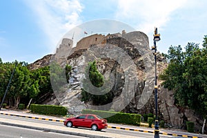 Fort in Muscat Oman along the Arabian Sea - March 2023