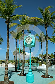 Fort Myers Beach, Times Square clock photo