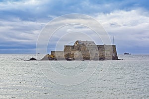 Fort National - fortress on tidal island