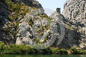 The fort near Omis, Croatia