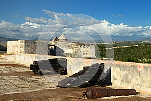 Fort near Santiago de Cuba in Cuba