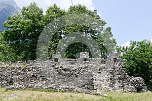 Fort of Norantola at Cama in Mesolcina valley photo