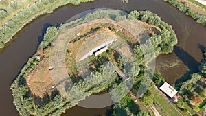 Fort Penserdijk, in Voorne-Putten, Netherlands