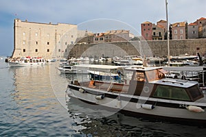 Fort of saint John and old port. Dubrovnik. Croatia