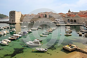 Fort of saint John and old port. Dubrovnik. Croatia