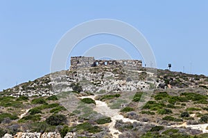 Fort of Sant`Ignazio in the city of Cagliari in Sardinia, Italy photo