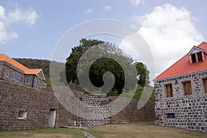 Fort Shirley in Portsmouth, Dominica, Lesser Antilles, Windward Islands, West Indies