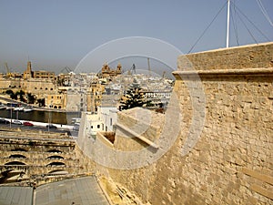 Fort St Angel in Birgu, Vittoriosa, Malta