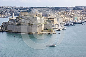 Fort St Angelo, Vittoriosa on the Grand Harbour, Malta