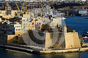 Fort St Angelo in Vittoriosa, Malta