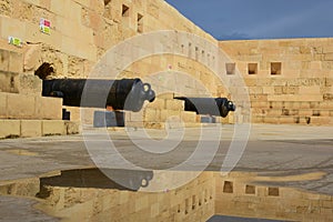 Fort St Elmo in Valletta, Malta