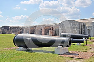 Fort Sumter: Rodman Cannon & Gun Casements