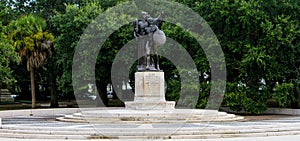 Fort Sumter Statue in Battery Park, Charleston, SC