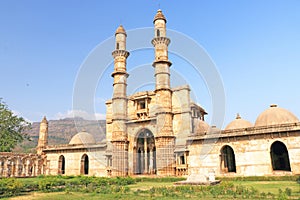 Fort and towers at Pavagadh; Archaeological Park World Heritage