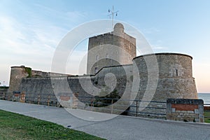 Fort Vauban of Fouras in sun in Charente France