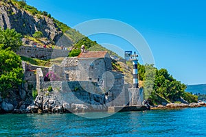 Fort Verige at Boka Kotorska bay in Montenegro photo