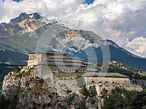 Fort of Victor Emmanuel in the mountains in France