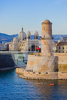 Fort in Vieux Port - Marseille France photo