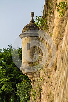 The fort walls of Old San Juan