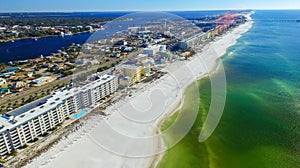 Fort Walton Beach from the air, Florida photo