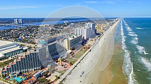 FORT WALTON, FL - FEBRUARY 2016: Aerial city view. Fort Walton i